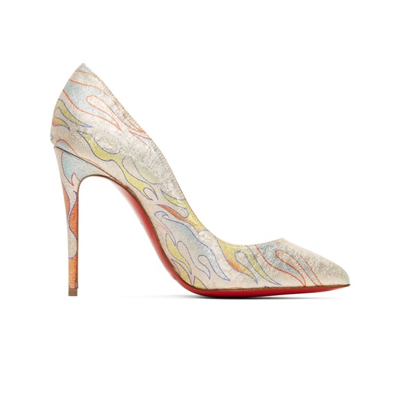 CHRISTIAN LOUBOUTIN Multicolor Flame Pigalle - Picture 2 of 5